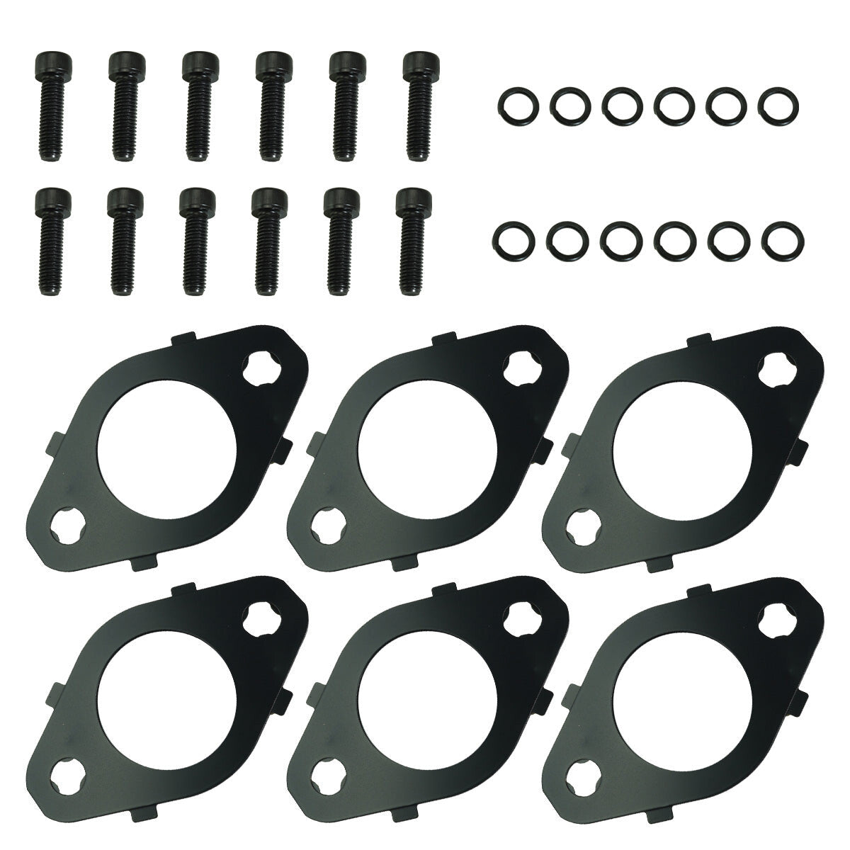 Exhaust Manifold Bolt and Gasket Kit - 98.5-24 24V Cummins 5.9L-6.7L Industrial Injection Industrial Injection
