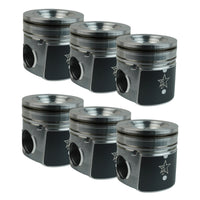 07.5-18 6.7L Cummins 24V ISB .040 Over Flycut, Coated and Chamfered X-Series Pistons Industrial Injection Industrial Injection