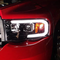 Dodge 02-05 RAM 1500/2500/3500 Projector Headlights OLED Halos & DRL in Smoked or Clear Lens - TAMELESS PERFORMANCE