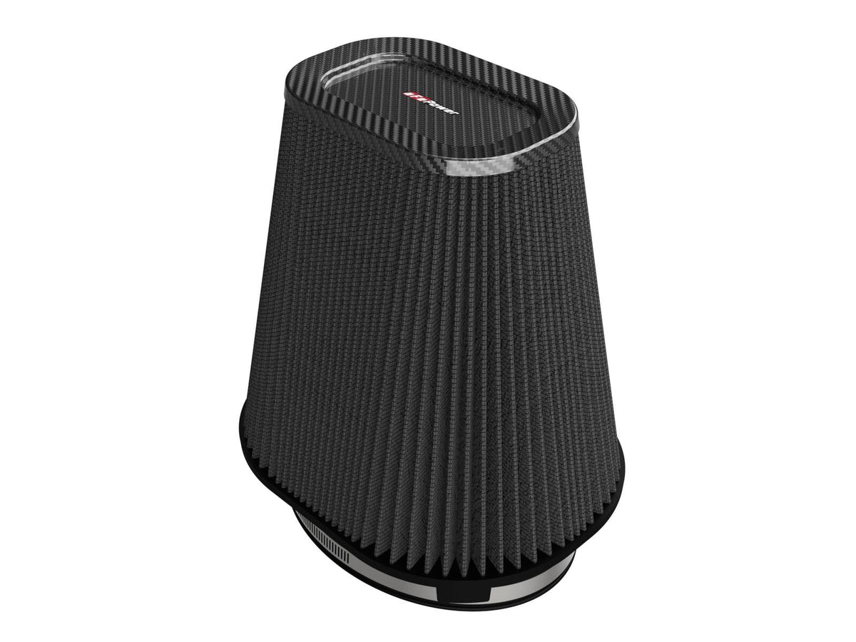 Track Series Intake Replacement Air Filter w/ Black Pro 5R Media (7-1/2 x 5-1/2) Inch F x (9-1/4 x 7-1/4) Inch B So x (6 x 4) Inch T x 9 Inch H aFe Power aFe Power