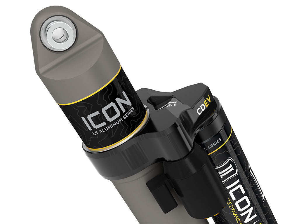 2020-2023 Jeep Gladiator 1.5 Inch Lift Rear V.S. 2.5 Aluminum Series Shock Absorbers Piggyback Reservoir W/ CDEV Pair Icon Vehicle Dynamics Icon Vehicle Dynamics