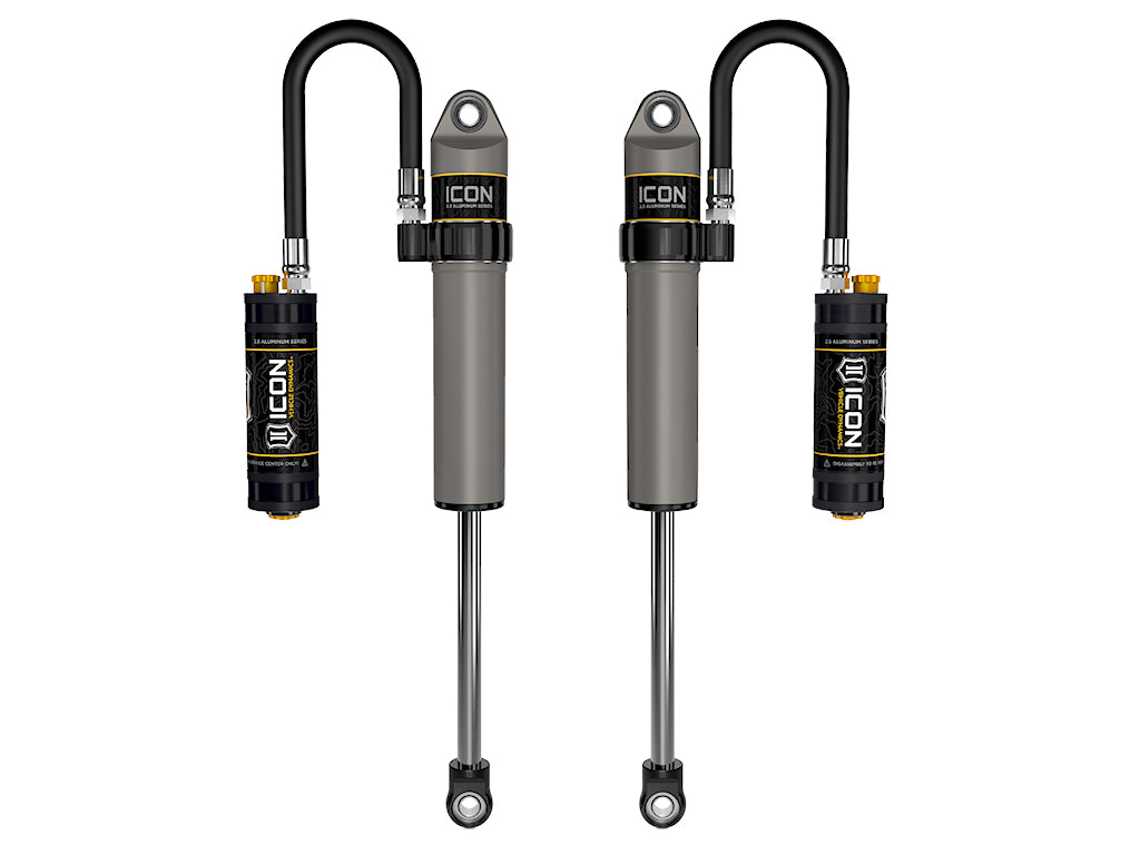 2020-2023 Jeep Gladiator 2018-2023 Jeep Wrangler JL 2.5 Inch Lift Front V.S. 2.5 Aluminum Series Shock Absorbers Remote Reservoir W/ CDCV Pair Icon Vehicle Dynamics Icon Vehicle Dynamics