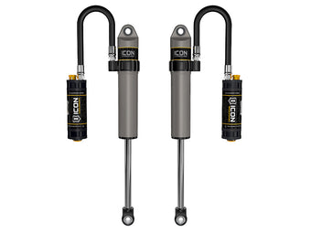 compare product 2020-2023 Jeep Gladiator 2018-2023 Jeep Wrangler JL 2.5 Inch Lift Front V.S. 2.5 Aluminum Series Shock Absorbers Remote Reservoir W/ CDCV Pair Icon Vehicle Dynamics