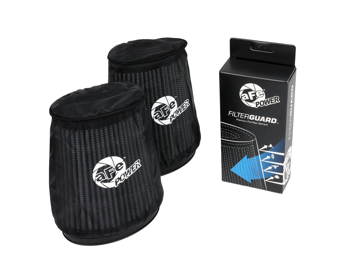 Filter Guard Pre-Filter (Pair) - Black Fits Air Filter 24-90054-Ma And Others aFe Power aFe Power