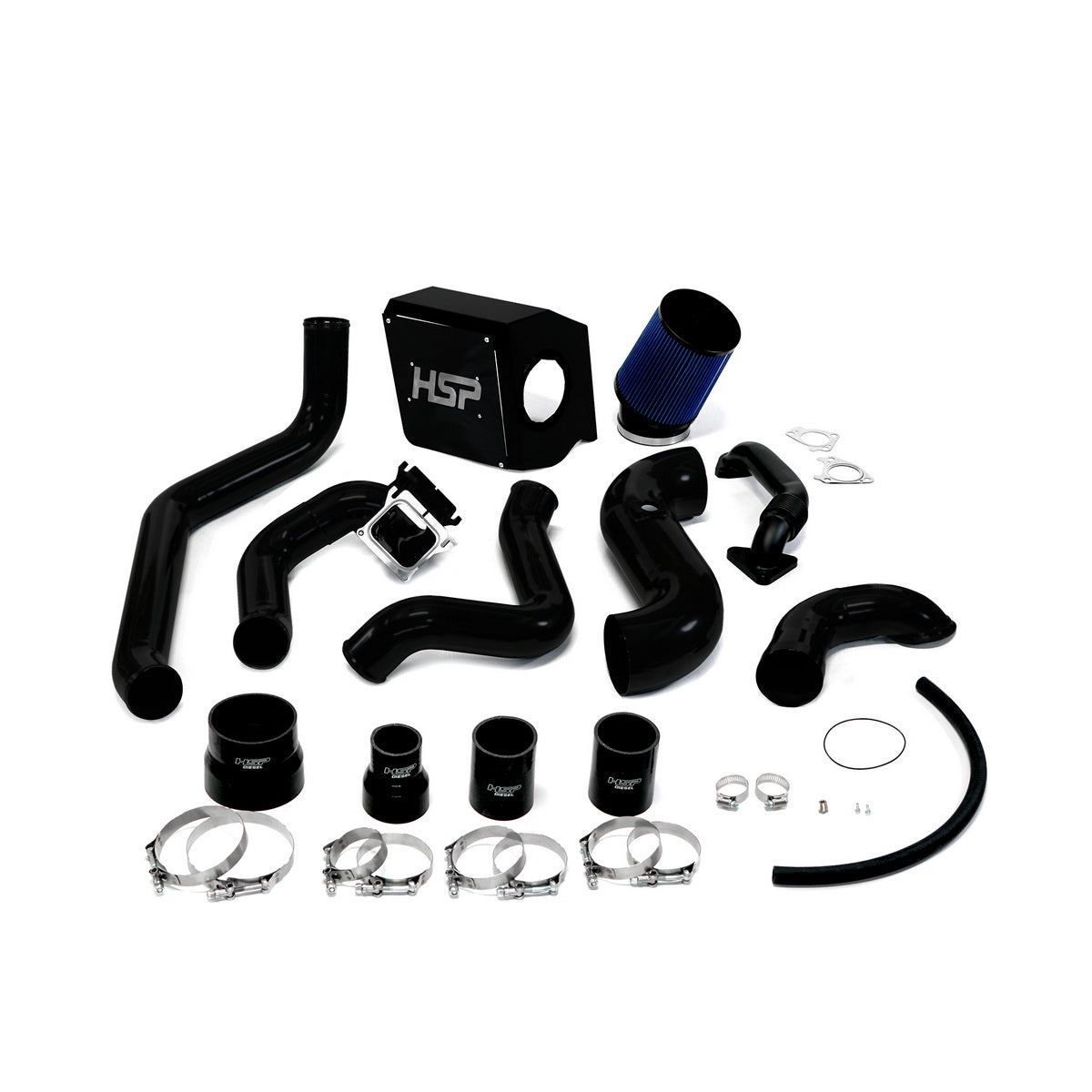 2004.5-2005 Chevrolet / GMC Max Air Flow Bundle Silk Satin Black HSP Diesel