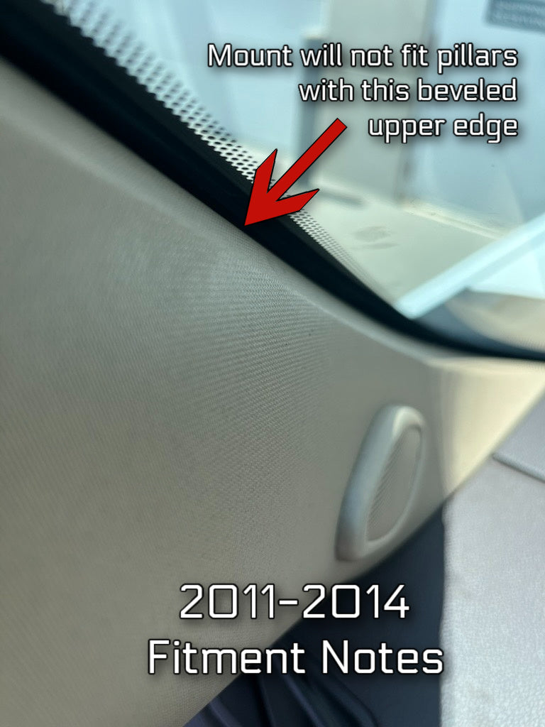 CTS3 Pillar Display Mount for 2007.5-2014 Silverado/Sierra 2500/3500 Edge Products Edge Products