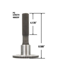 300M Output Shaft, Powerglide Length - 8.688" Overall Length, 4.178" Spline Length
