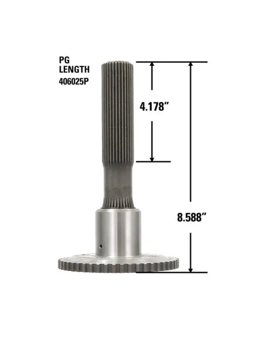 Suncoast 300M Output Shaft, Powerglide Length - 8.688" Overall Length, 4.178" Spline Length