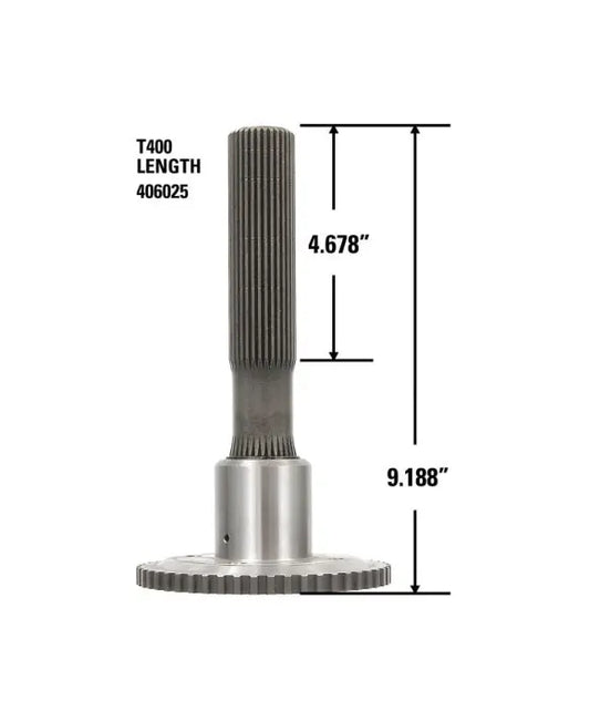 Suncoast 300M Output Shaft, Standard Length - 9.188" Overall Length, 4.678" Spline Length