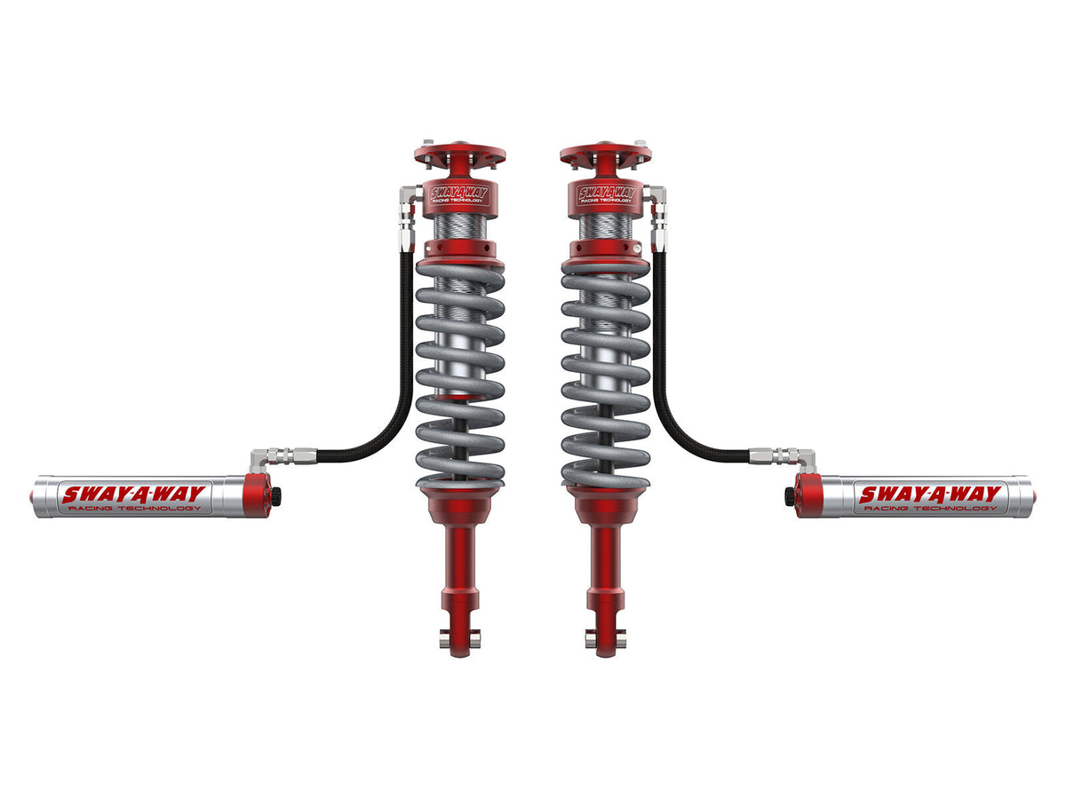 Sway-A-Way 3.0 Front Coilover Kit w/ Remote Reservoirs and Compression Adjuster Ford F-150 Raptor 17-19 V6-3.5L (tt) aFe Power aFe Power