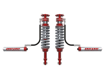 compare product Sway-A-Way 3.0 Front Coilover Kit w/ Remote Reservoirs and Compression Adjuster Ford F-150 Raptor 17-19 V6-3.5L (tt) aFe Power