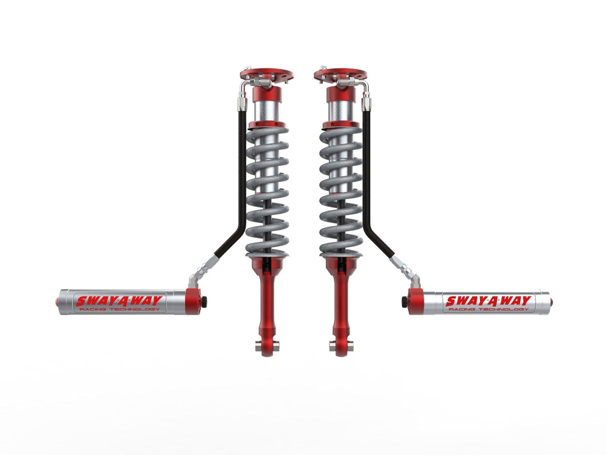 Sway-A-Way 2.5 Front Coilover Kit w/ Remote Reservoirs and Compression Adjusters Ford F-150 Raptor 10-14 V8-6.2L aFe Power aFe Power