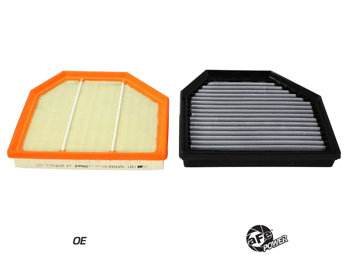 Magnum Flow OE Replacement Air Filter w/ Pro Dry S Media BMW M2 Competition (F87) 19-21/M3/M4 (F80/82/83) 15-20 L6-3.0L (tt) S55/M6 (F12/13/06) 12-18 V8-4.4L (tt) S63 aFe Power aFe Power