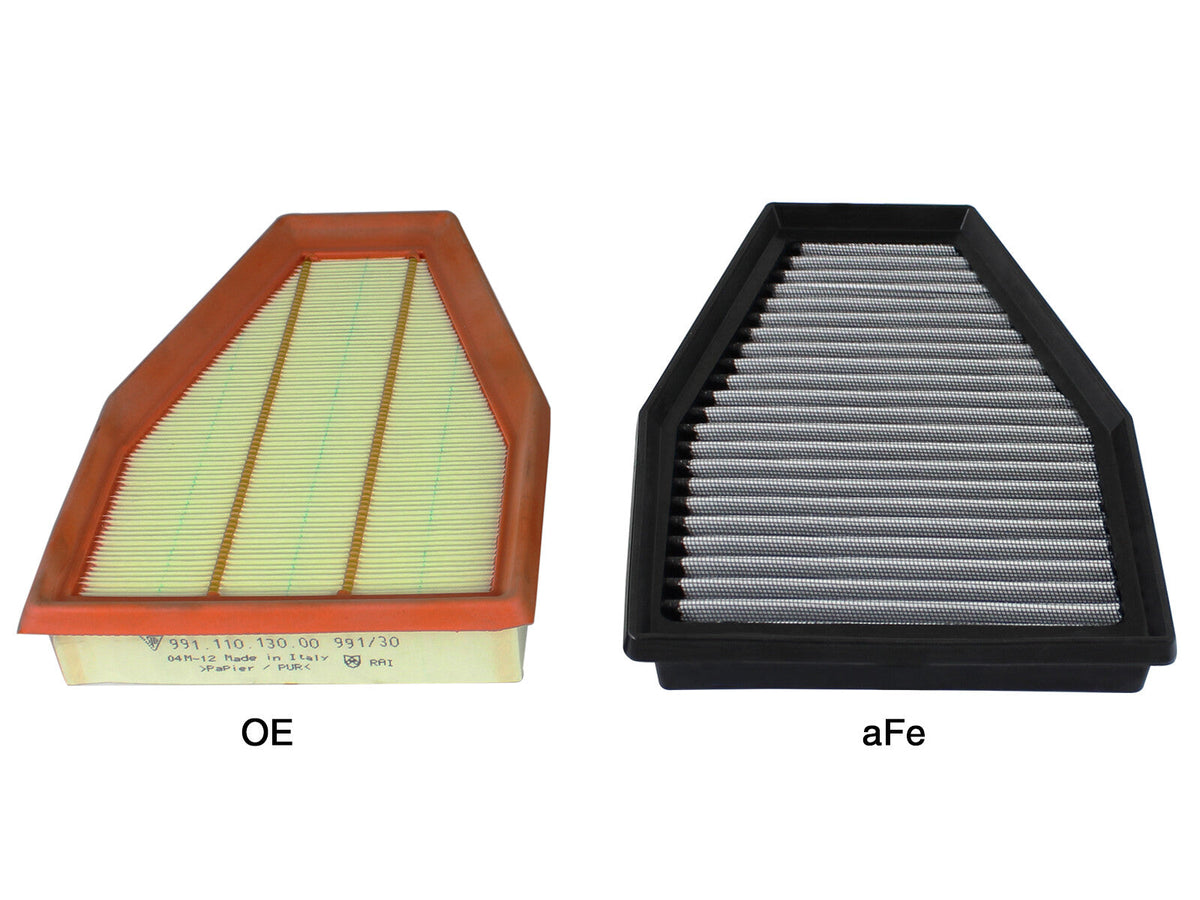 Magnum Flow OE Replacement Air Filter w/ Pro Dry S Media Porsche 911 (991) 12-16 H6-3.4L/3.8L aFe Power aFe Power