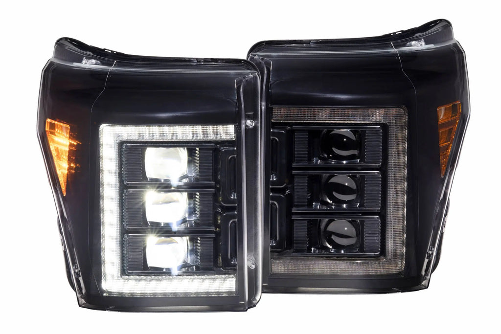 Ford Super Duty (11-16): XB LED Headlights Driven Light Group