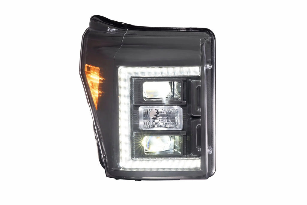 Ford Super Duty (11-16): XB Hybrid LED Headlights Driven Light Group