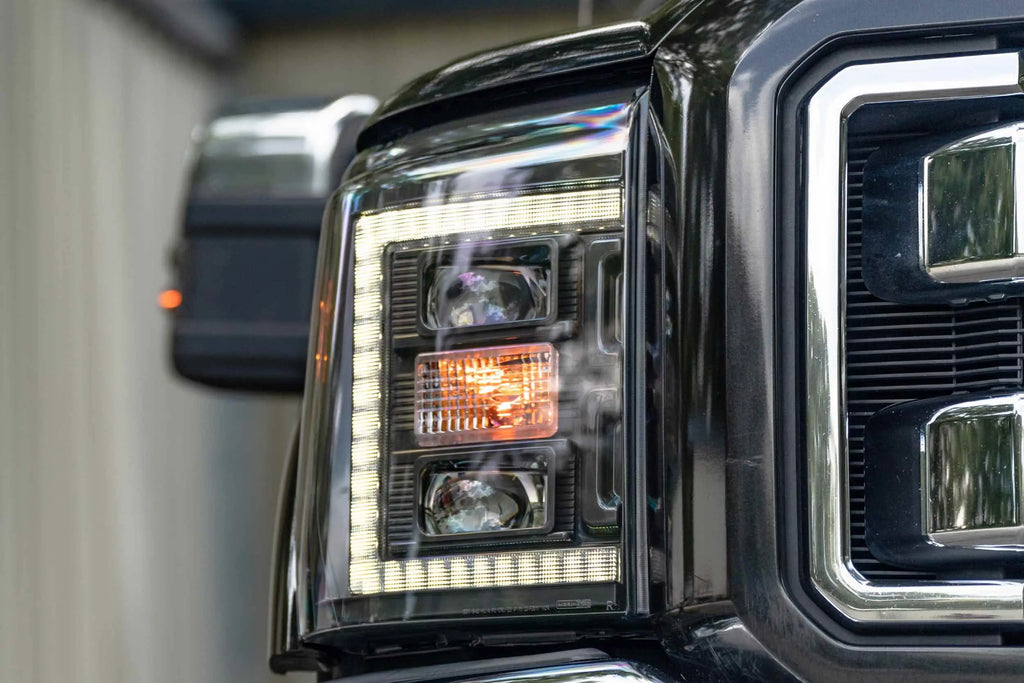 Ford Super Duty (11-16): XB Hybrid LED Headlights Driven Light Group