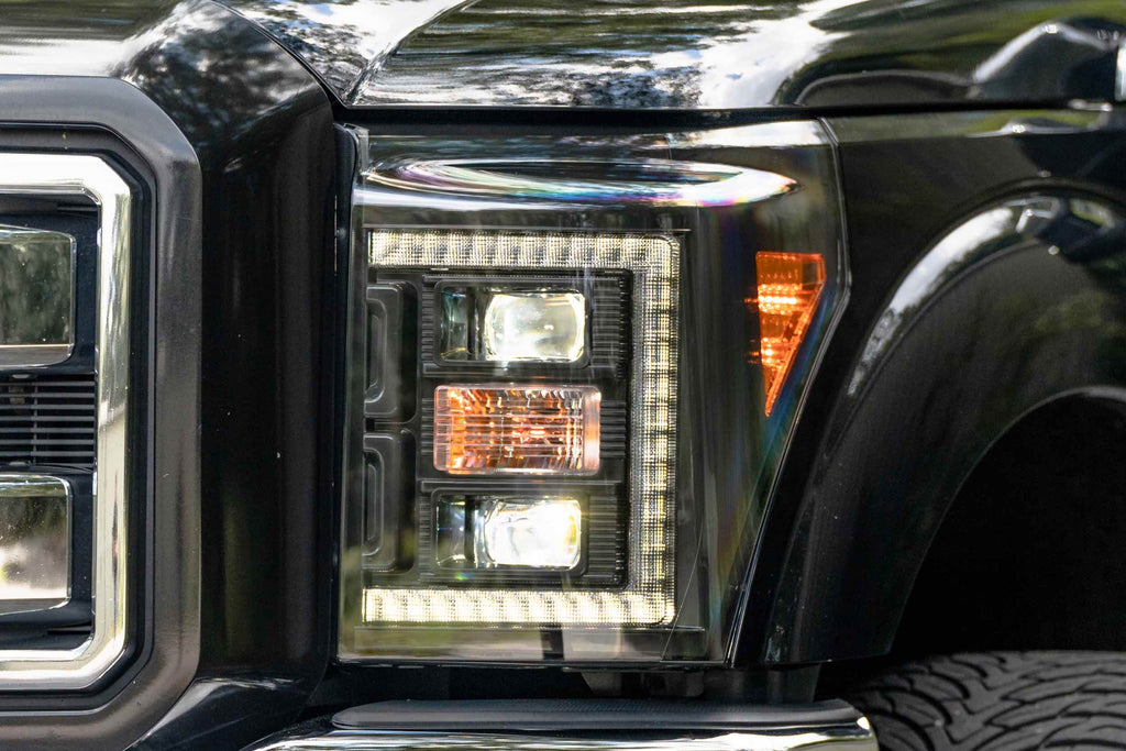 Ford Super Duty (11-16): XB Hybrid LED Headlights Driven Light Group