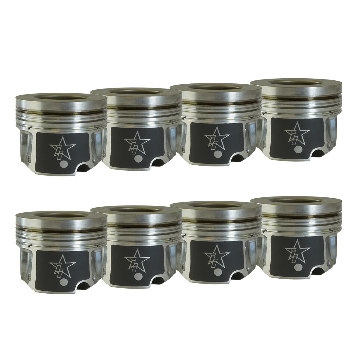 11-16 6.7L Power Stroke .040 Over Coated and Chamfered X-Series Pistons Industrial Injection Industrial Injection