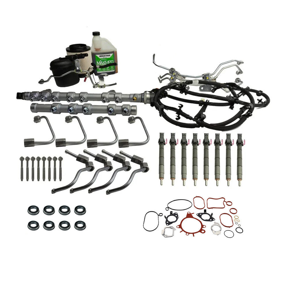 17-19 Ford 6.7L Power Stroke Disaster Kit w/Injectors - No Pump Industrial Injection Industrial Injection