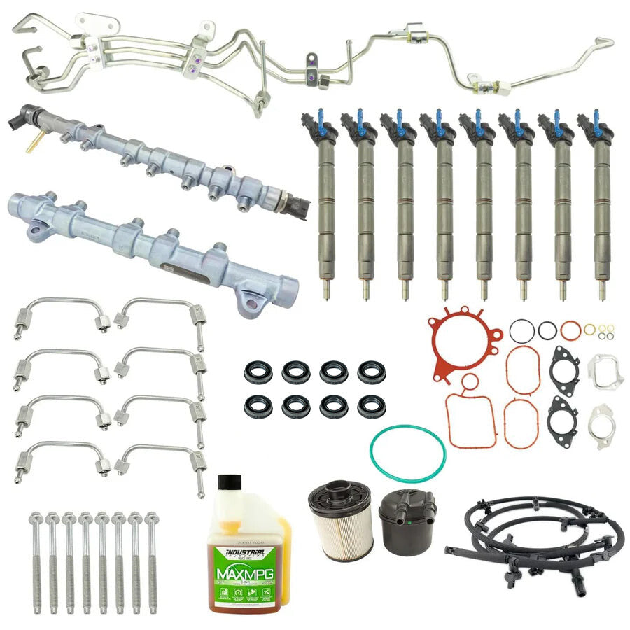 15-16 Ford 6.7L Power Stroke Disaster Kit w/Injectors - No Pump Industrial Injection Industrial Injection