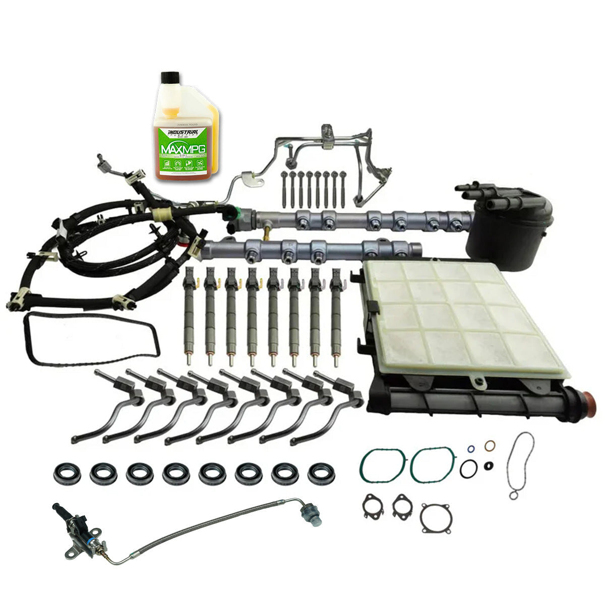 23-26 Ford 6.7L Power Stroke Disaster Kit w/Injectors - No Pump Industrial Injection Industrial Injection