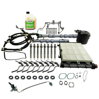 compare product 23-26 Ford 6.7L Power Stroke Disaster Kit w/Injectors - No Pump Industrial Injection