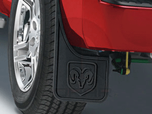 Mopar Heavy Duty Rubber Splash Guards (Rear) 82216219AA