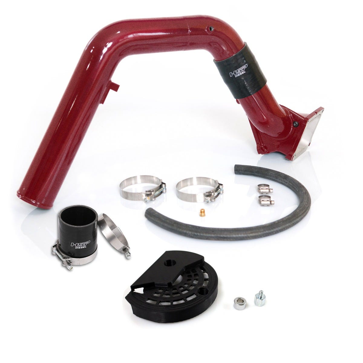 Max Flow Bridge and Cold Side Tube Over Alt for 07.5-10 Chevrolet/GMC Duramax LMM Illusion Cherry HSP Diesel HSP Diesel