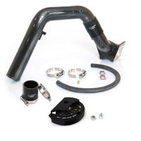 Max Flow Bridge and Cold Side Tube Over Alt for 07.5-10 Chevrolet/GMC Duramax LMM Kingsport Grey HSP Diesel - HSP Diesel