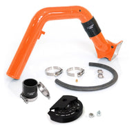 Max Flow Bridge and Cold Side Tube Over Alt for 07.5-10 Chevrolet/GMC Duramax LMM M and M Orange HSP Diesel - HSP Diesel