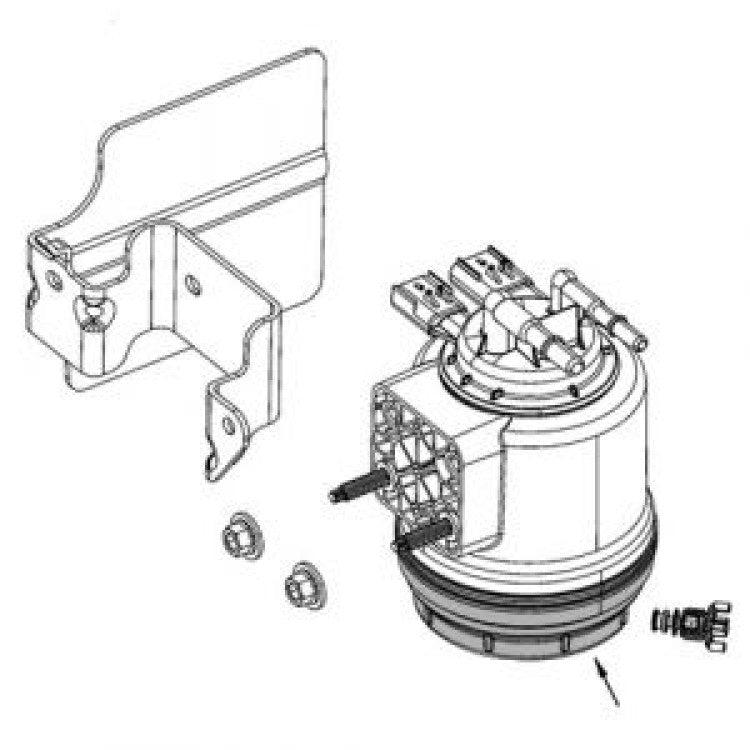 Mopar 19-21 Ram 6.7L Cummins & 20-21 1500 EcoDiesel Chassis Mount Fuel Filter Cap/Cover - TAMELESS PERFORMANCE