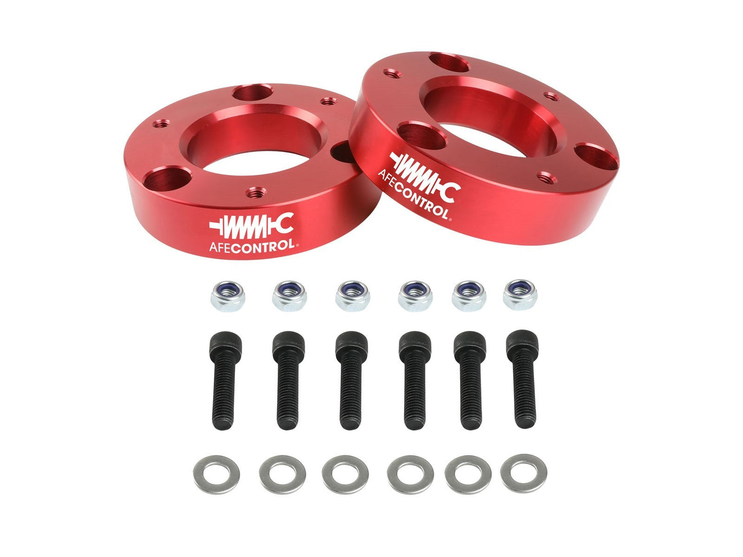 aFe Control 2.0 Inch Leveling Kit Red Chevrolet/GMC 1500 07-26 aFe Power
