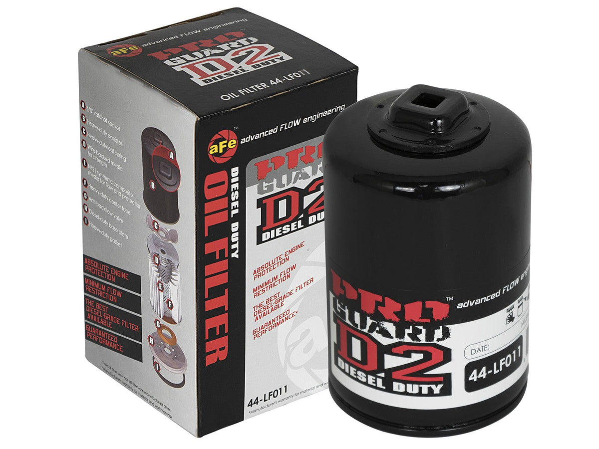 Proguard Oil Filter (4 Pack) 13/16-16 Inch Thread 4 Inch H x 2.98 Inch OD aFe Power aFe Power