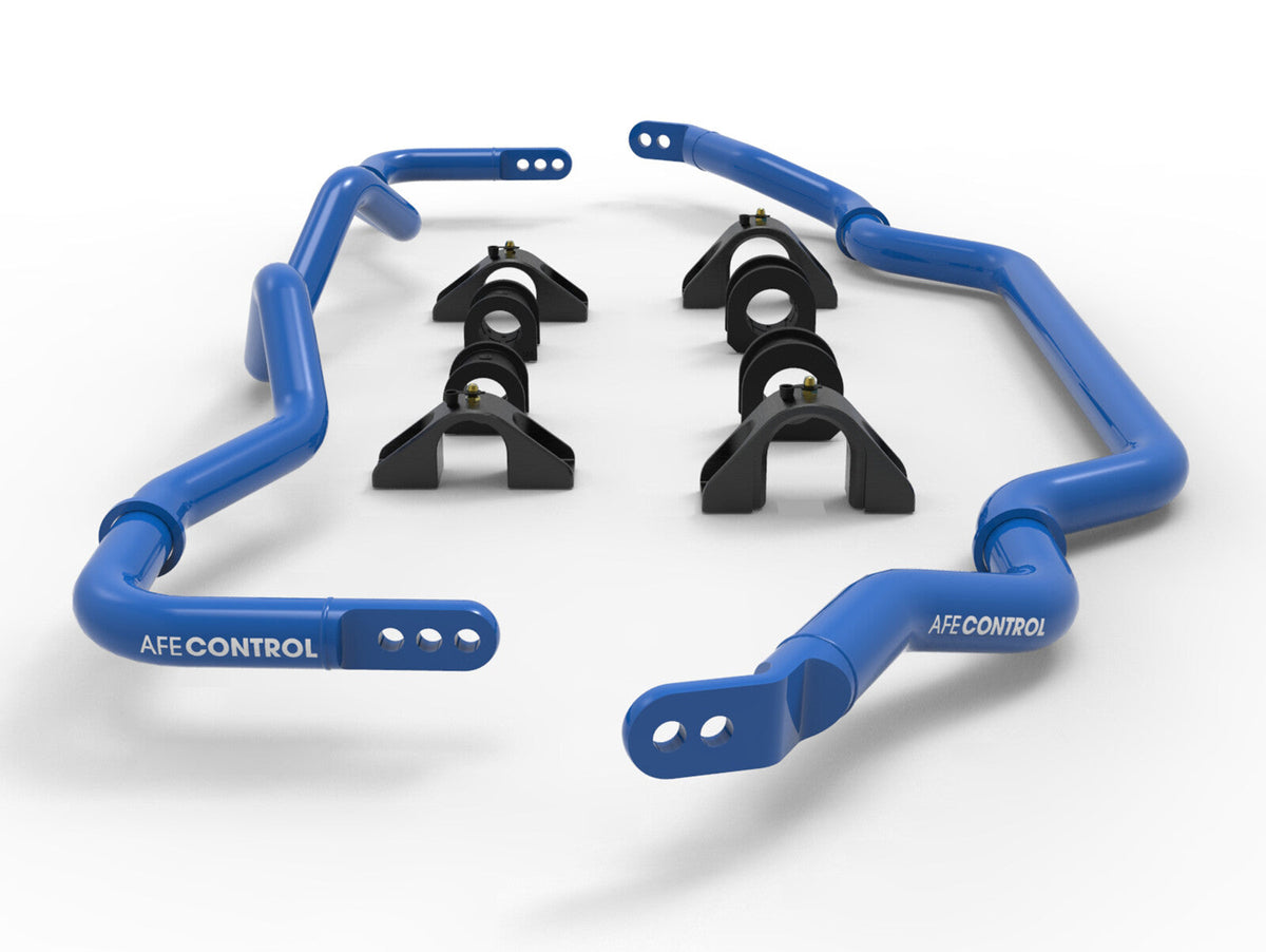 aFe Control Front and Rear Sway Bar Set Blue Nissan 370Z 09-20 V6-3.7L aFe Power aFe Power