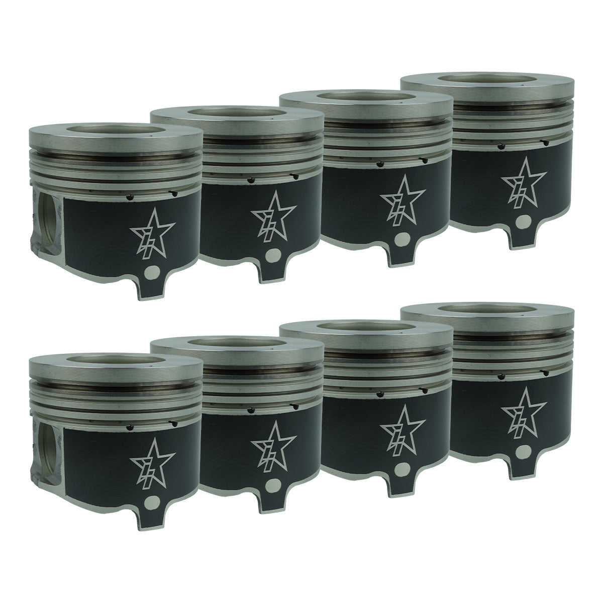 01-16 6.6L Duramax LB7-LML .020 Over X-Series Pistons Industrial Injection Industrial Injection