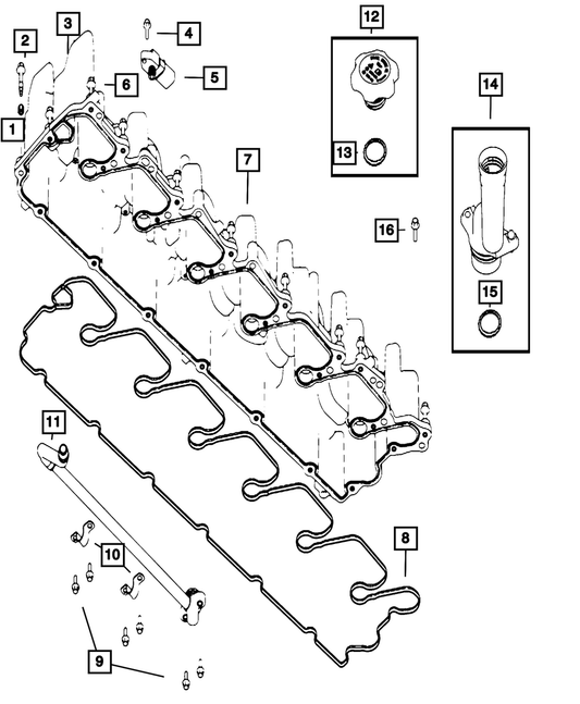 Mopar 68724992AA Valve Cover Gasket