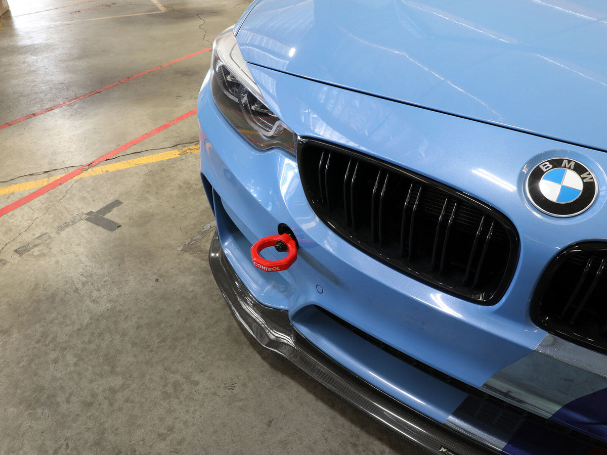aFe Control Front Tow Hook Red BMW F-Chassis 2/3/4/M aFe Power aFe Power