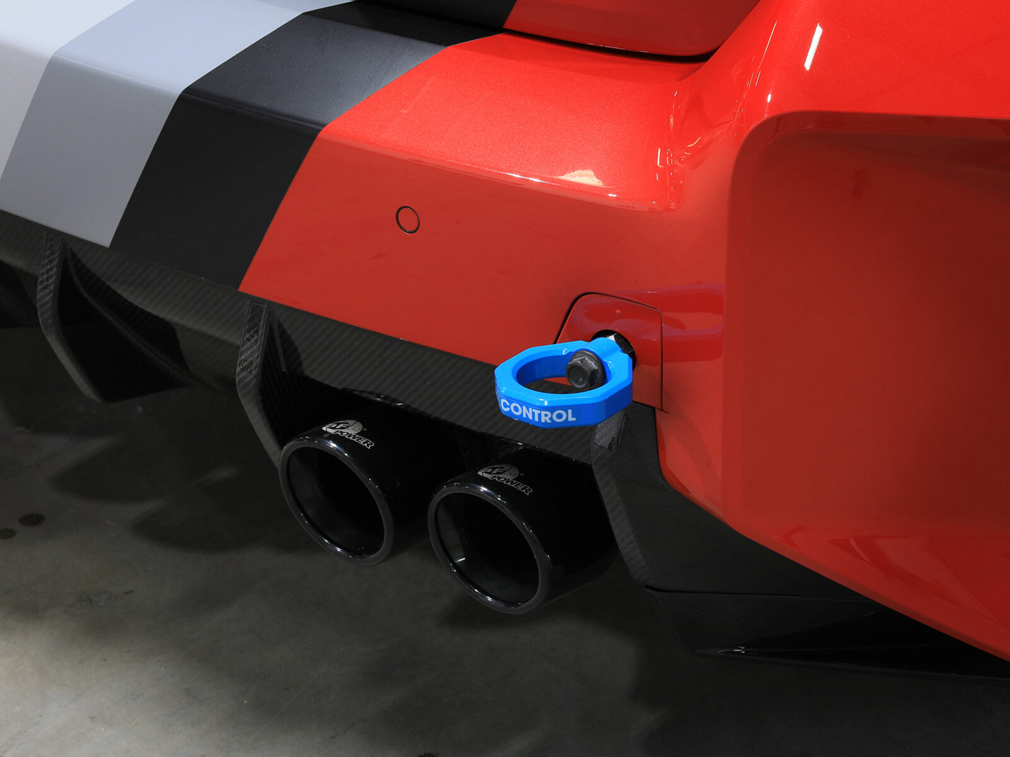 aFe Control Front/Rear Tow Hook Blue BMW M2 G87 aFe Power