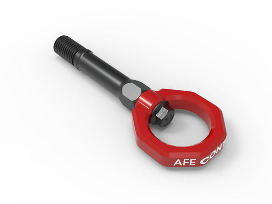 aFe Control Front Tow Hook Red Nissan Z 23-26 V6-3.0L (tt) aFe Power aFe Power