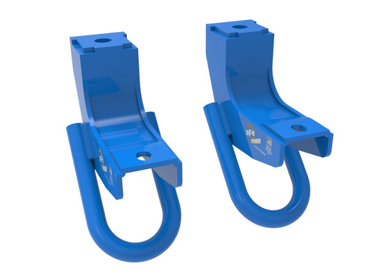 Front Tow Hook Blue Toyota Tundra 22-26 V6-3.4L (tt) aFe Power aFe Power