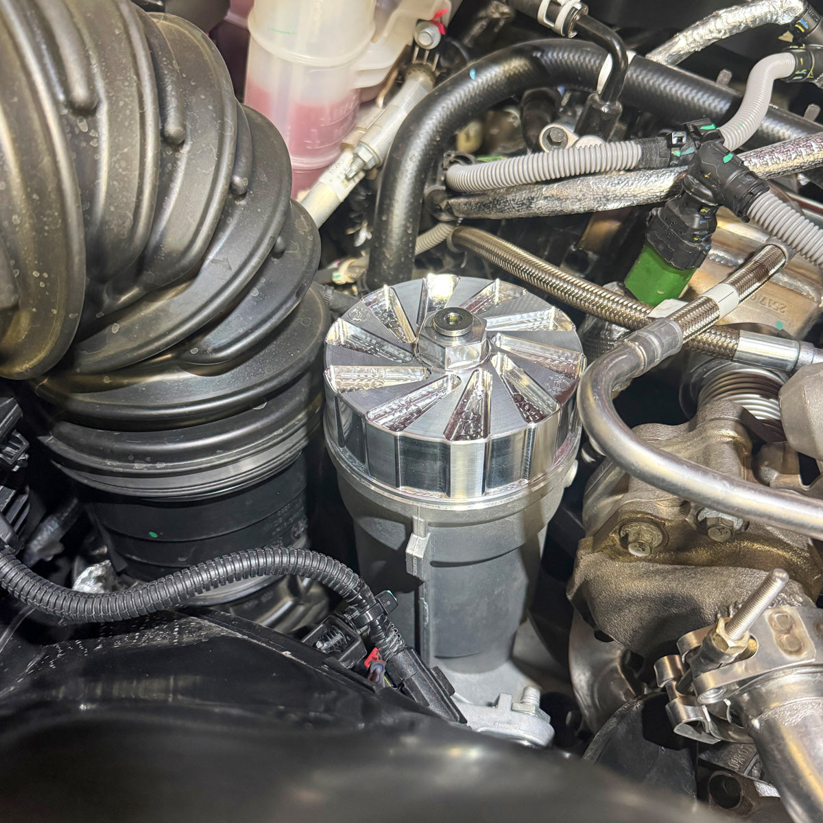 H&S Motorsports 2025-2026 Ram 6.7L Cummins Billet Oil Filter Cap