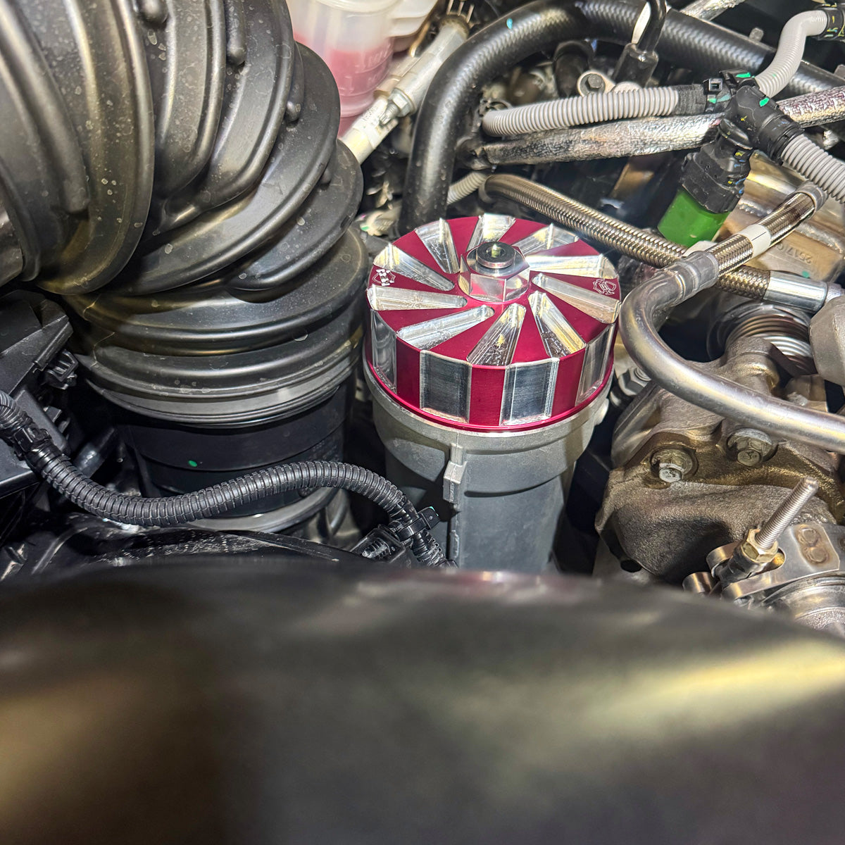 H&S Motorsports 2025-2026 Ram 6.7L Cummins Billet Oil Filter Cap