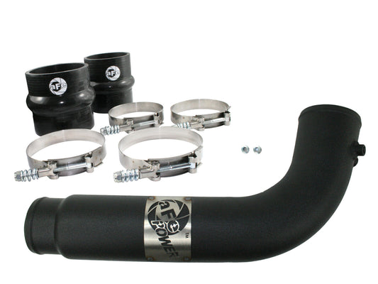 BladeRunner 3-1/2 Inch Aluminum Cold Charge Pipe Black Dodge Diesel Trucks 07.5-09 L6-6.7L (td) aFe Power aFe Power