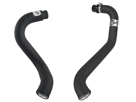 BladeRunner 3 Inch Aluminum Hot and Cold Charge Pipe Kit Black GM Diesel Trucks 02-04 V8-6.6L (td) LB7 aFe Power aFe Power
