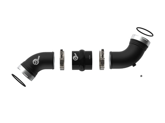 BladeRunner 3-1/2 Inch Aluminum Cold Charge Pipe Black GM Diesel Trucks 06-10 V8-6.6L (td) Lbz/Lmm aFe Power
