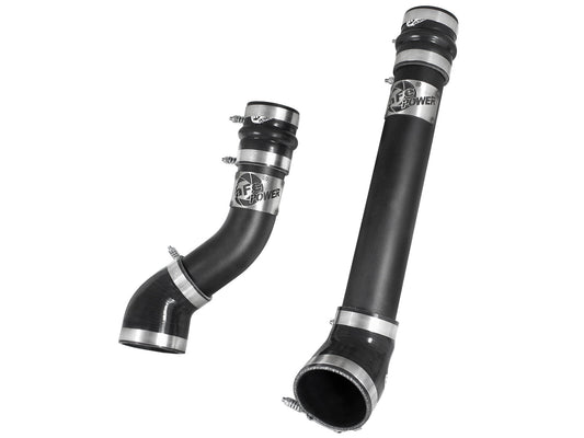 BladeRunner 3 Inch Aluminum Hot and Cold Charge Pipe Kit Black Dodge Diesel Trucks 94-02 L6-5.9L (td) aFe Power aFe Power