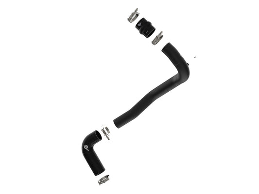 BladeRunner 3 Inch Aluminum Hot Charge Pipe Black Ford Diesel Trucks 08-10 V8-6.4L (td) aFe Power