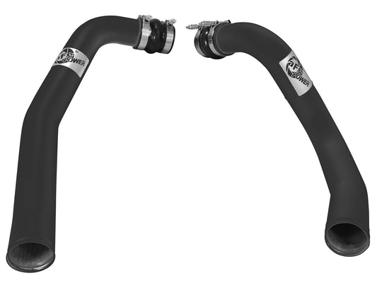 BladeRunner 3 Inch Aluminum Hot and Cold Charge Pipe Kit Black Ford Diesel Trucks 99-03 V8-7.3L (td) aFe Power aFe Power