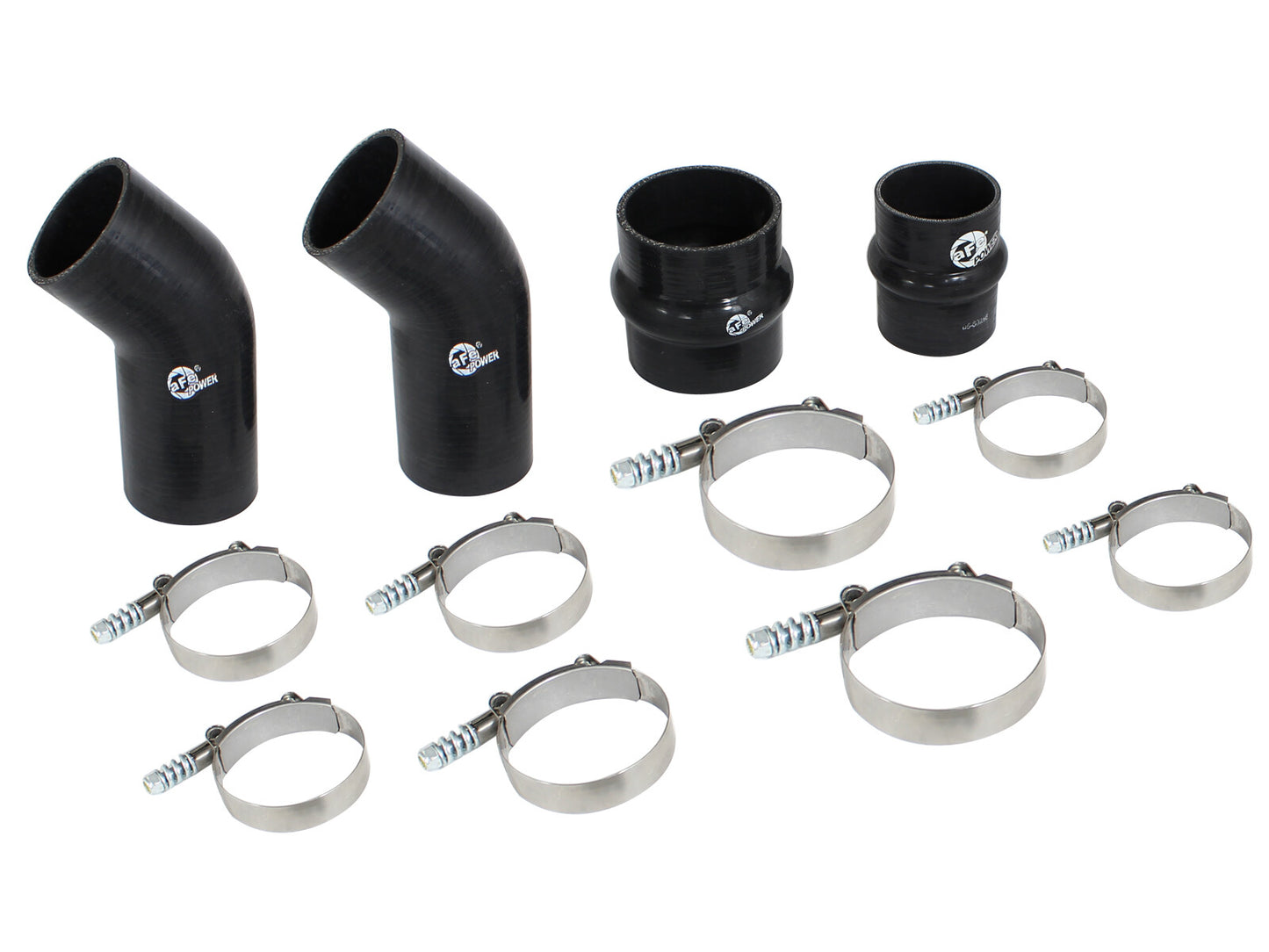BladeRunner Intercooler Couplings & Clamps Kit; aFe Tubes Only Dodge Ram Diesel Trucks 13-18 L6-6.7L (td) aFe Power